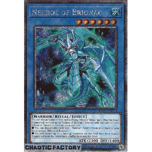 RA03-EN260 Nekroz Of Brionac Platinum Secret Rare 1st Edition NM
