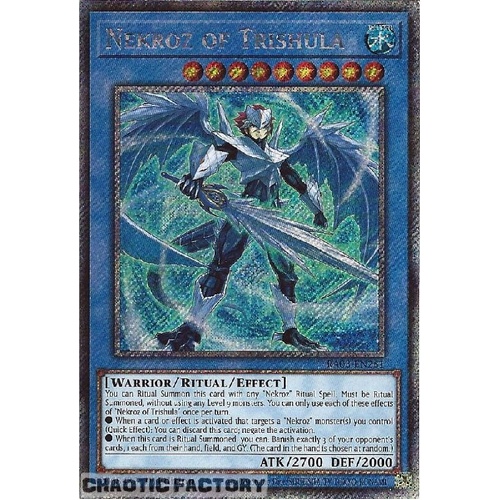 RA03-EN261 Nekroz of Trishula Platinum Secret Rare 1st Edition NM