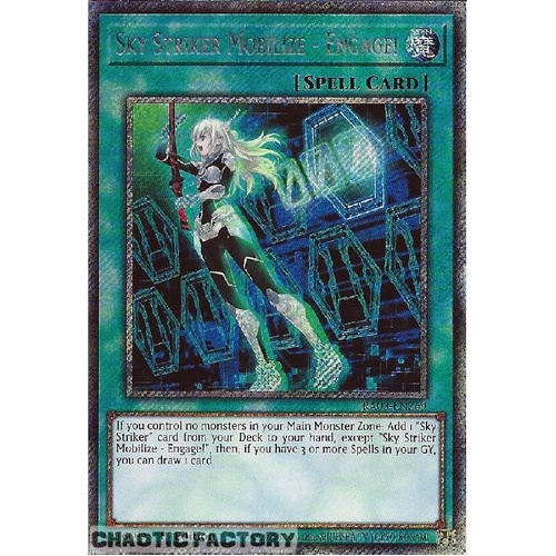 RA03-EN269 Sky Striker Mobilize - Engage! Platinum Secret Rare 1st Edition NM