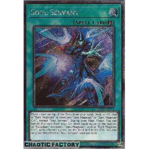 RA03-EN271 Soul Servant Platinum Secret Rare 1st Edition NM