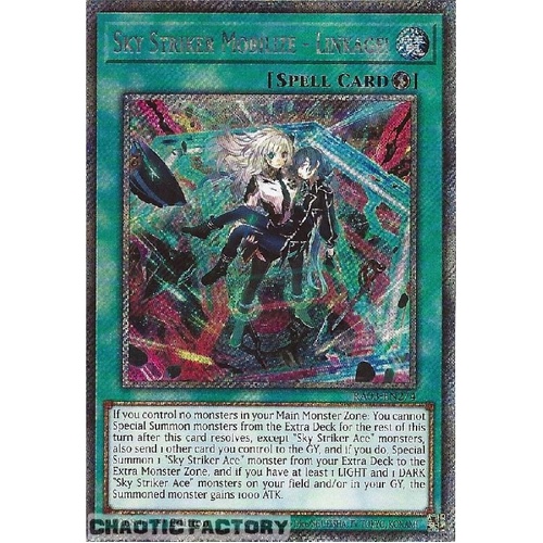 RA03-EN274 Sky Striker Mobilize - Linkage! Platinum Secret Rare 1st Edition NM