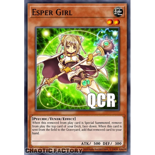 RA04-EN006 Esper Girl Quarter Century Secret Rare 1st Edition NM