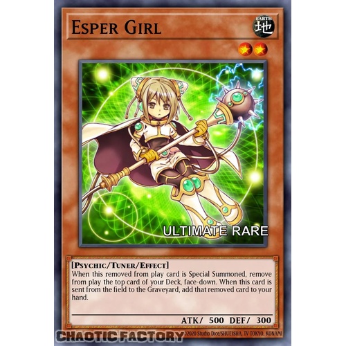 RA04-EN006 Esper Girl Ultimate Rare 1st Edition NM