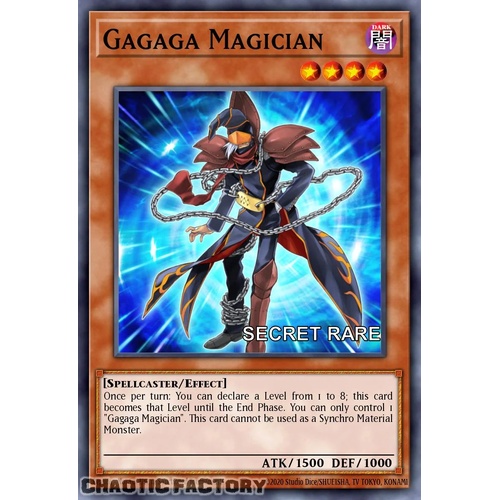 RA04-EN007 Gagaga Magician Secret Rare 1st Edition NM