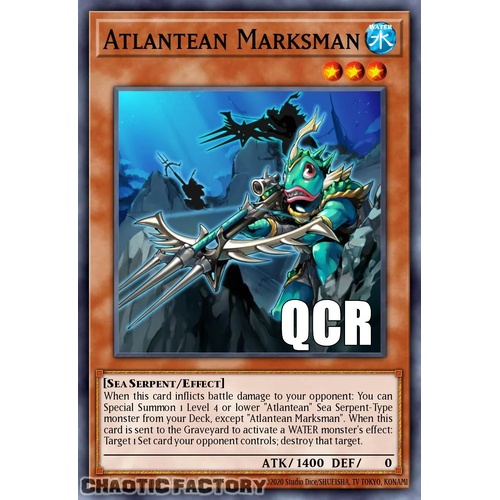 RA04-EN009 Atlantean Marksman Quarter Century Secret Rare 1st Edition NM