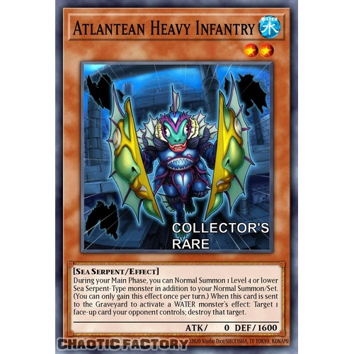 RA04-EN010 Atlantean Heavy Infantry Collector's Rare 1st Edition NM
