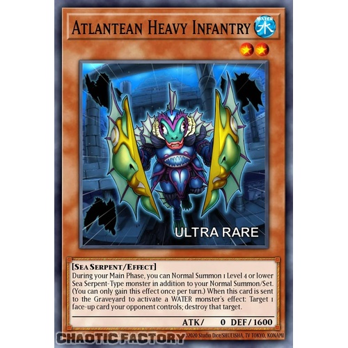 RA04-EN010 Atlantean Heavy Infantry Ultra Rare 1st Edition NM