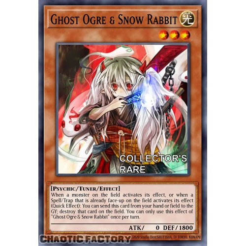 RA04-EN015 Ghost Ogre & Snow Rabbit Collector's Rare 1st Edition NM