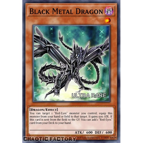 RA04-EN016 Black Metal Dragon Ultra Rare 1st Edition NM
