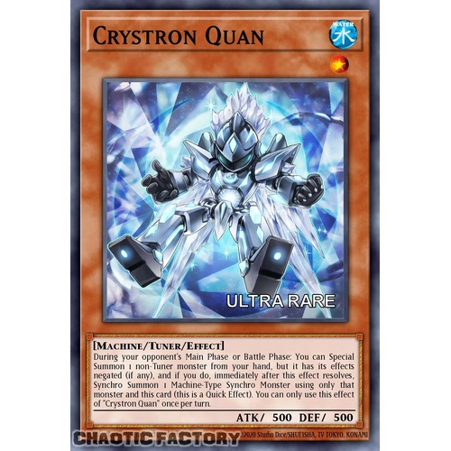 RA04-EN021 Crystron Quan Ultra Rare 1st Edition NM