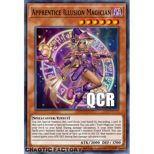 RA04-EN023 Apprentice Illusion Magician Quarter Century Secret Rare 1st Edition NM