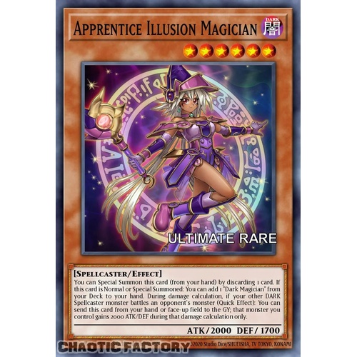 RA04-EN023 Apprentice Illusion Magician Ultimate Rare 1st Edition NM