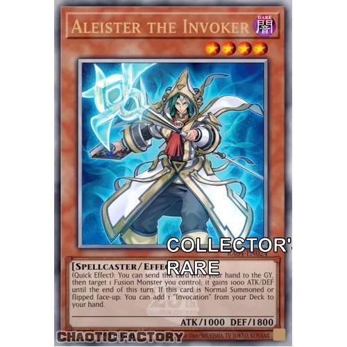 RA04-EN024 Aleister the Invoker ALT ART Collector's Rare 1st Edition NM
