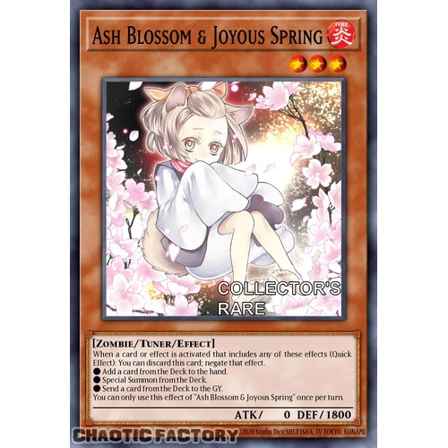 RA04-EN025 Ash Blossom & Joyous Spring ALT ART Collector's Rare 1st Edition NM