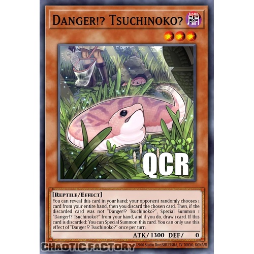 RA04-EN027 Danger!? Tsuchinoko? Quarter Century Secret Rare 1st Edition NM