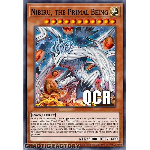RA04-EN030 Nibiru, the Primal Being ALT ART QCR ONLY Quarter Century Secret Rare 1st Edition NM