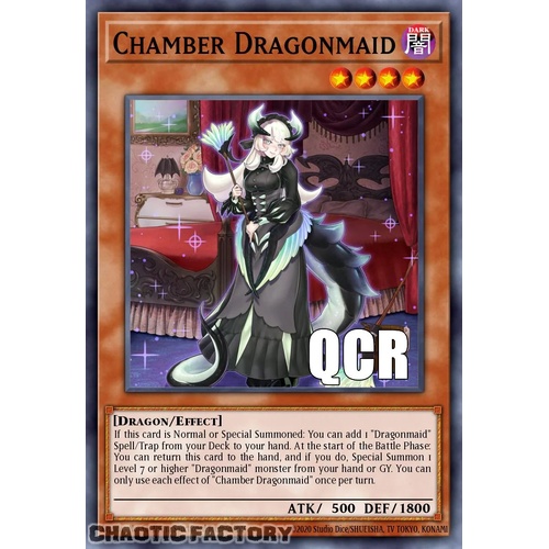 RA04-EN032 Chamber Dragonmaid Quarter Century Secret Rare 1st Edition NM