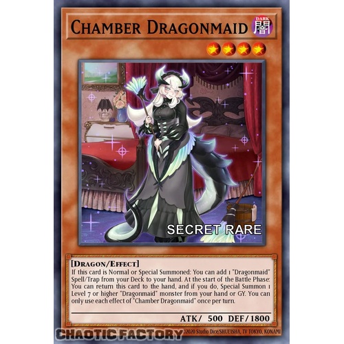 RA04-EN032 Chamber Dragonmaid Secret Rare 1st Edition NM