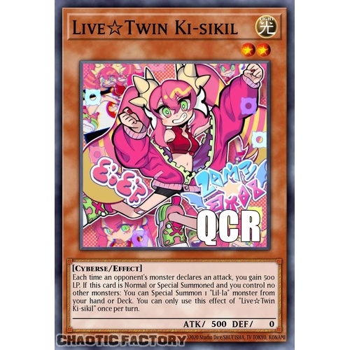 RA04-EN035 Live☆Twin Ki-sikil Quarter Century Secret Rare 1st Edition NM