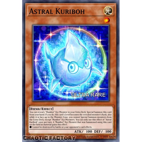 RA04-EN040 Astral Kuriboh Ultra Rare 1st Edition NM