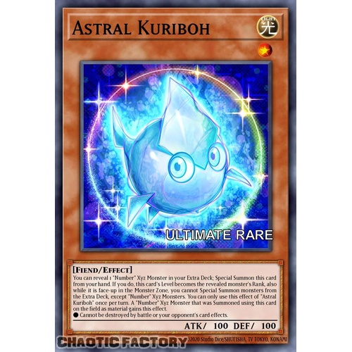 RA04-EN040 Astral Kuriboh Ultimate Rare 1st Edition NM