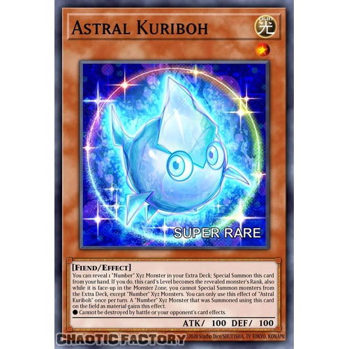 RA04-EN040 Astral Kuriboh Super Rare 1st Edition NM