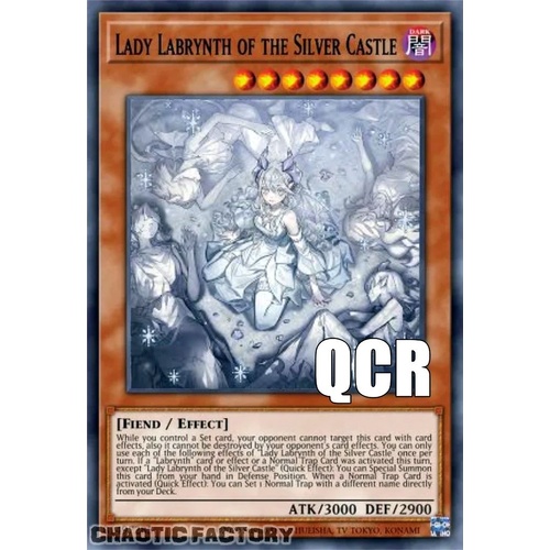 RA04-EN042 Lady Labrynth of the Silver Castle ALT ART QCR ONLY Quarter Century Secret Rare 1st Edition NM