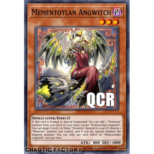 RA04-EN048 Mementotlan Angwitch Quarter Century Secret Rare 1st Edition NM