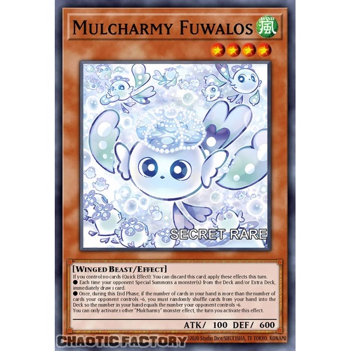 RA04-EN050 Mulcharmy Fuwalos Secret Rare 1st Edition NM