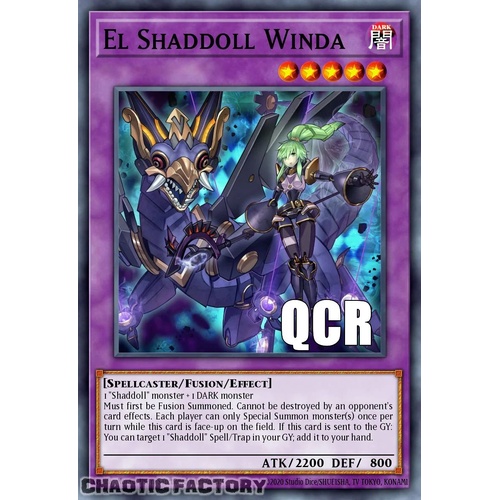 RA04-EN052 ALT ART QCR ONLY El Shaddoll Winda Quarter Century Secret Rare 1st Edition NM