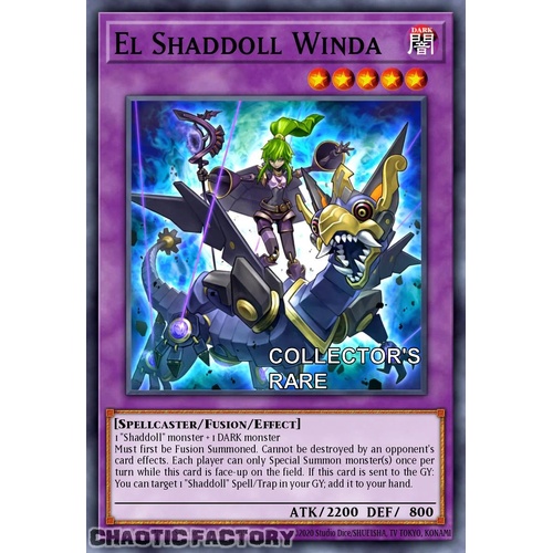 RA04-EN052 El Shaddoll Winda Collector's Rare 1st Edition NM