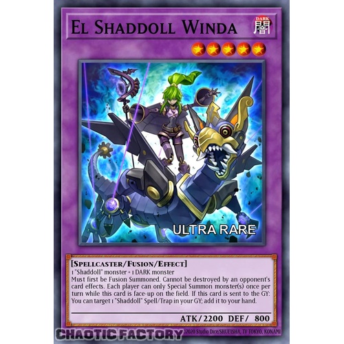 RA04-EN052 El Shaddoll Winda Ultra Rare 1st Edition NM
