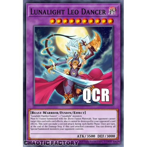 RA04-EN053 Lunalight Leo Dancer Quarter Century Secret Rare 1st Edition NM