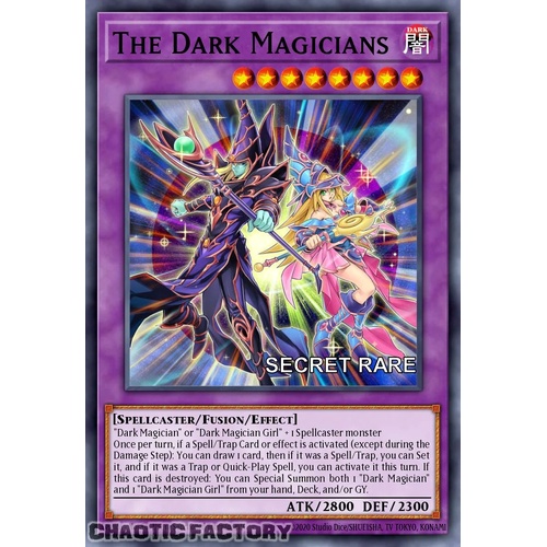 RA04-EN054 The Dark Magicians Secret Rare 1st Edition NM