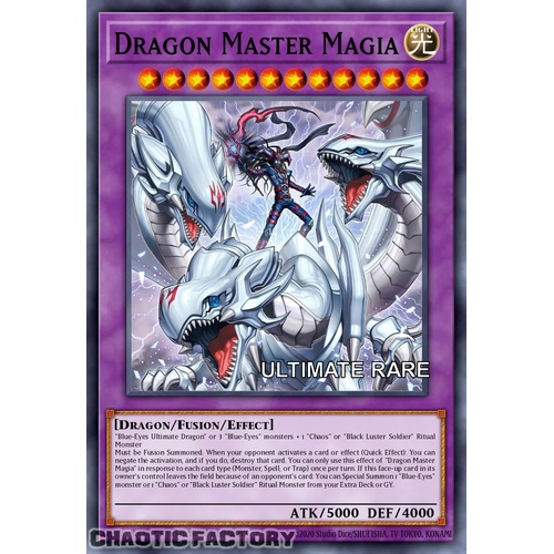 RA04-EN055 Dragon Master Magia Ultimate Rare 1st Edition NM