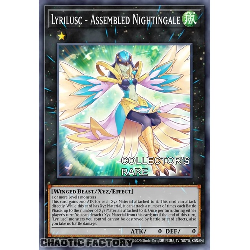 RA04-EN069 Lyrilusc - Assembled Nightingale Collector's Rare 1st Edition NM