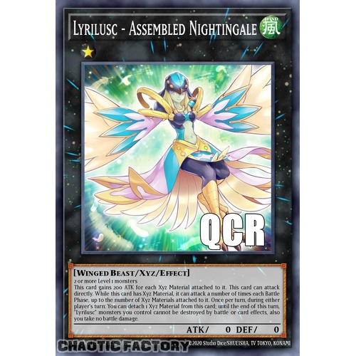 RA04-EN069 Lyrilusc - Assembled Nightingale Quarter Century Secret Rare 1st Edition NM