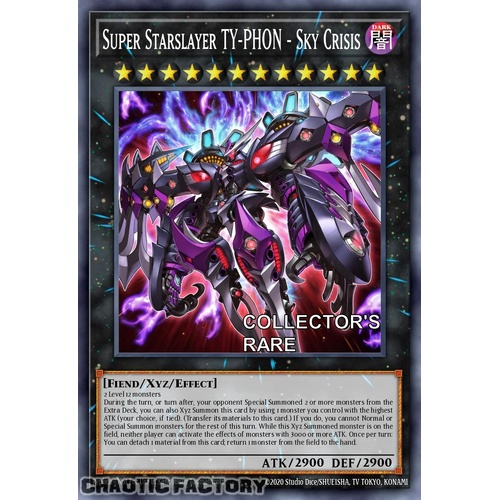 RA04-EN072 Super Starslayer TY-PHON - Sky Crisis Collector's Rare 1st Edition NM