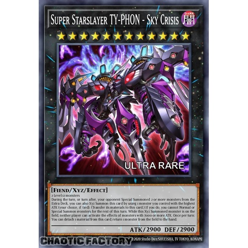 RA04-EN072 Super Starslayer TY-PHON - Sky Crisis Ultra Rare 1st Edition NM