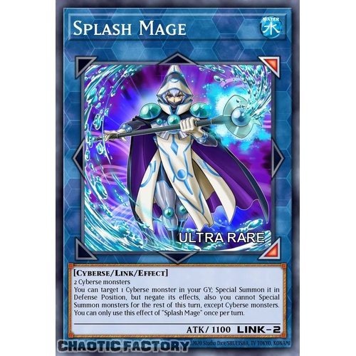 RA04-EN080 Splash Mage Ultra Rare 1st Edition NM