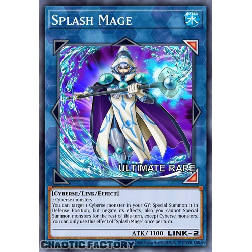 RA04-EN080 Splash Mage Ultimate Rare 1st Edition NM