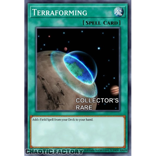 RA04-EN084 Terraforming Collector's Rare 1st Edition NM