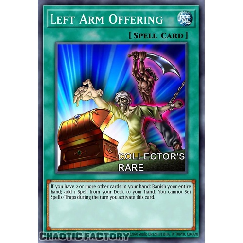 RA04-EN086 Left Arm Offering Collector's Rare 1st Edition NM