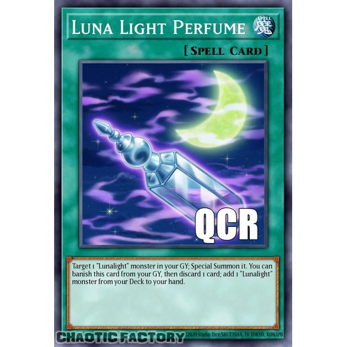 RA04-EN090 Luna Light Perfume Quarter Century Secret Rare 1st Edition NM