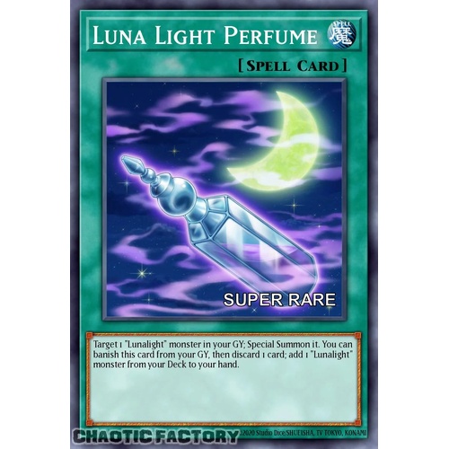 RA04-EN090 Luna Light Perfume Super Rare 1st Edition NM