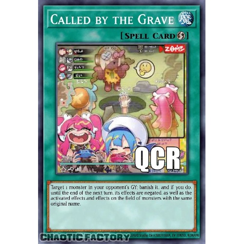 RA04-EN092 Called by the Grave ALT ART QCR ONLY Quarter Century Secret Rare 1st Edition NM