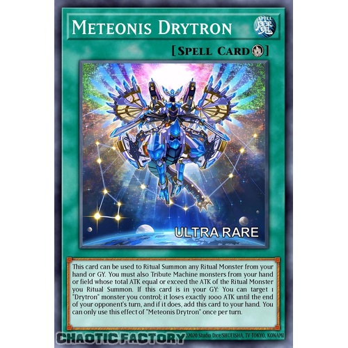 RA04-EN096 Meteonis Drytron Ultra Rare 1st Edition NM