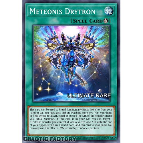 RA04-EN096 Meteonis Drytron Ultimate Rare 1st Edition NM