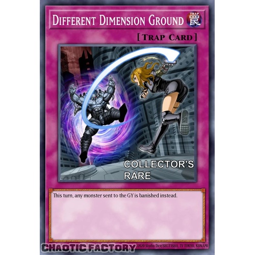 RA04-EN101 Different Dimension Ground Collector's Rare 1st Edition NM