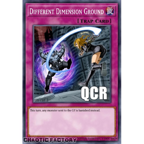 RA04-EN101 Different Dimension Ground Quarter Century Secret Rare 1st Edition NM